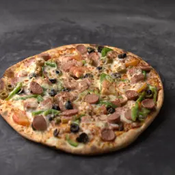 Sausage and Vegetables Pizza